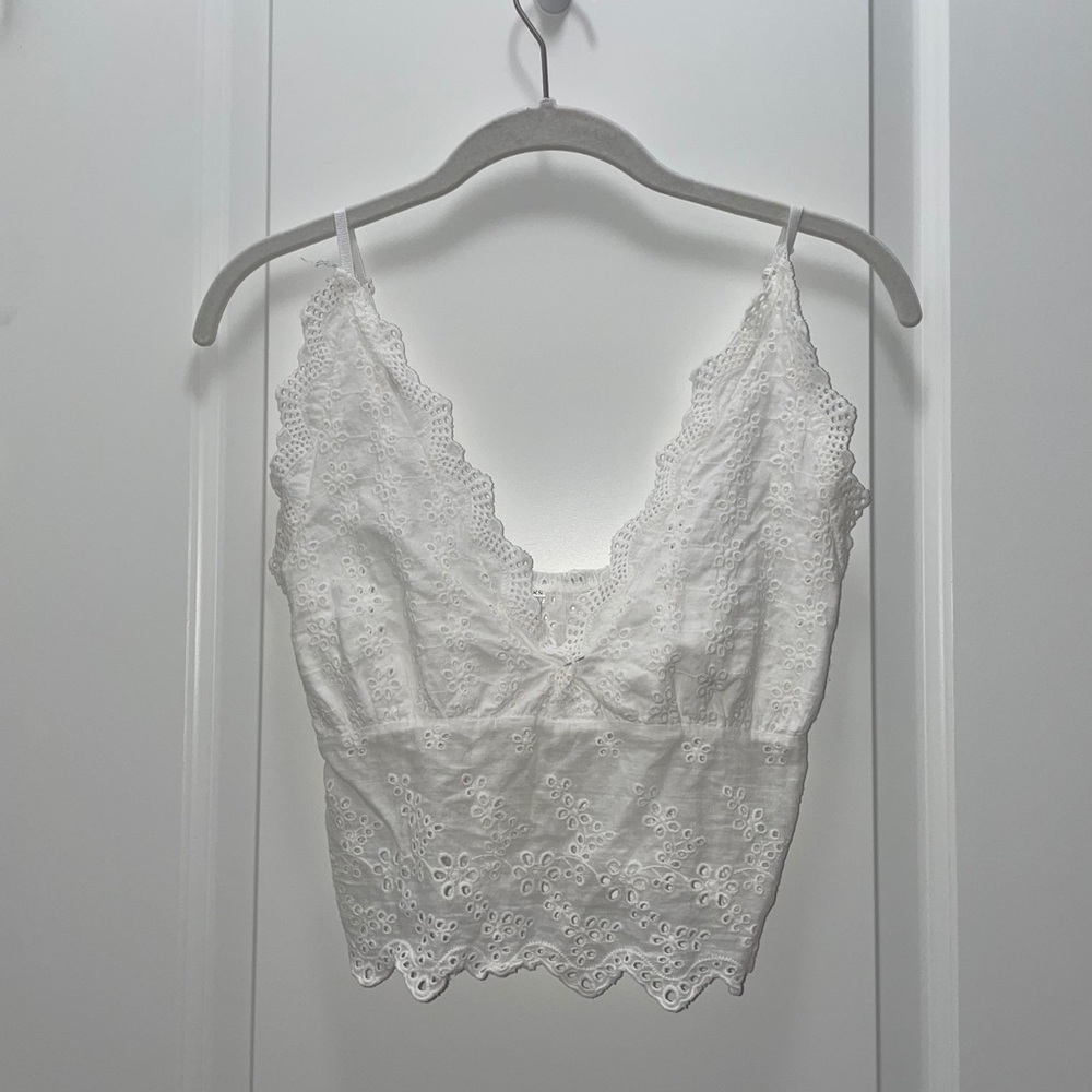 NEW Deep V White Tank